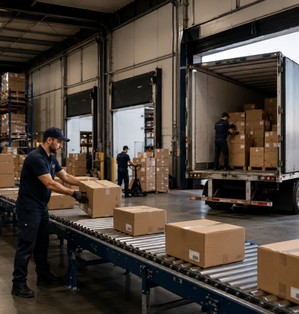 ANK warehouse and delivery
